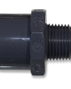 Reducing nipple, PVC, 25/32 mm - 1/2"